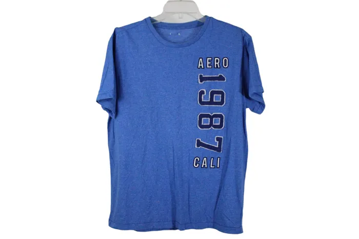 Aeropostale Blue Shirt M Aeropostale Rings