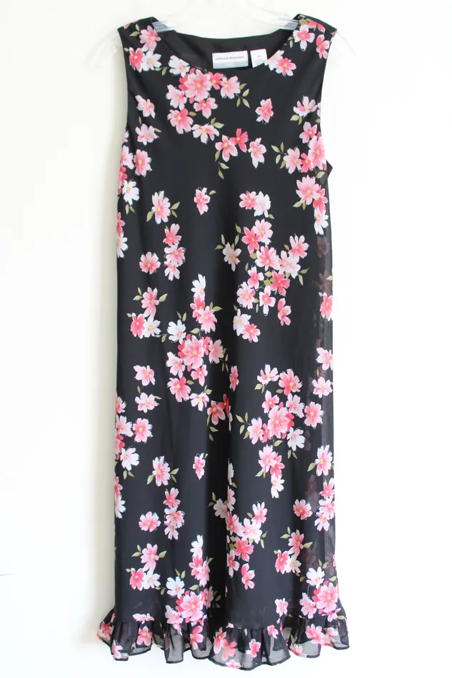 Alfred Dunner Rings Alfred Dunner Black Pink Ruffle Bottom Chiffon Dress 8 Petite Alfred Dunner Rings Alfred Dunner Black Pink Ruffle Bottom Chiffon Dress 8 Petite