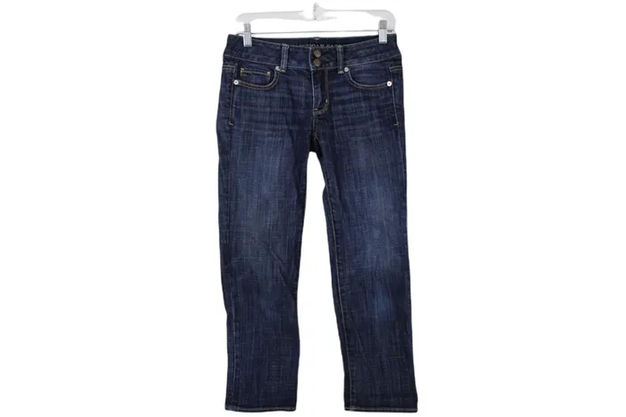 American Eagle American Eagle Artist Crop Stretch Jeans 2 Earrings
