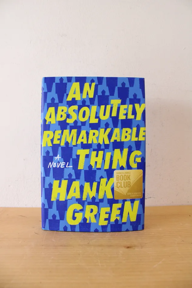 An Absolutely Remarkable Thing By Hank Green Signed Copy Jubilee Thrift Earrings An Absolutely Remarkable Thing By Hank Green Signed Copy Jubilee Thrift Earrings