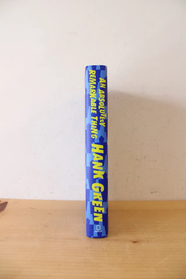 An Absolutely Remarkable Thing By Hank Green Signed Copy Jubilee Thrift Earrings
