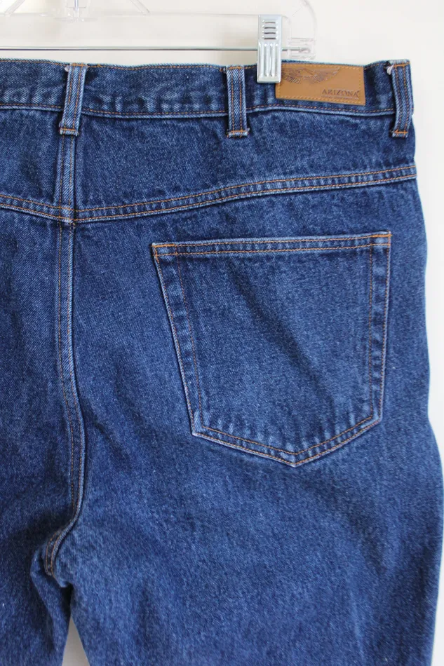 Arizona Arizona Dark Wash Jeans 40X30 Earrings