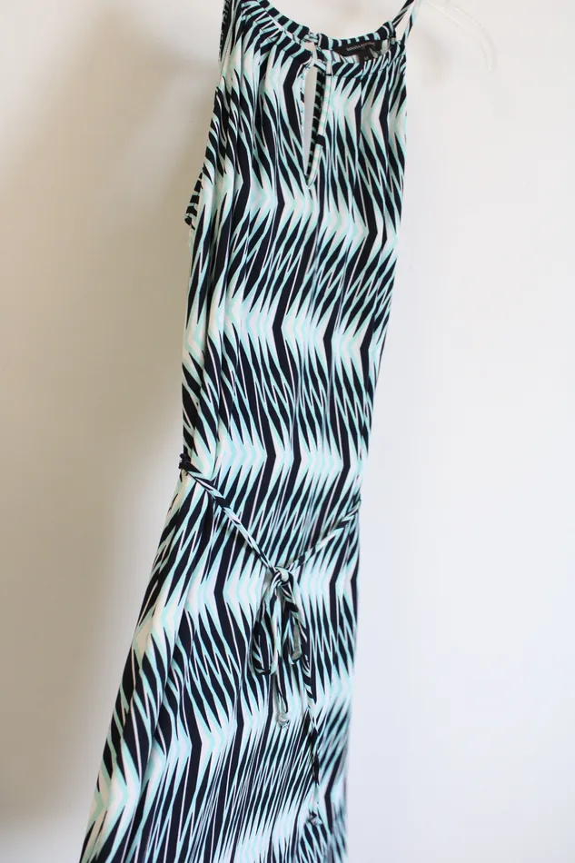 Banana Republic Blue Patterned Dress M Banana Republic Rings