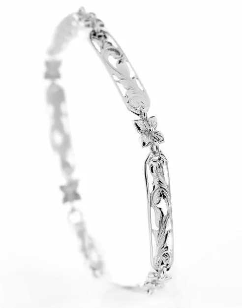 Bracelets Island Fine Jewelry Sterling Silver Kaipo Linked Bracelet