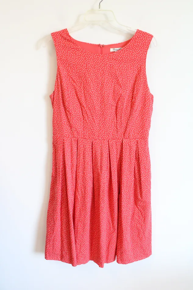 Corey P Rings Corey P Pink White Polka Dotted Dress 12