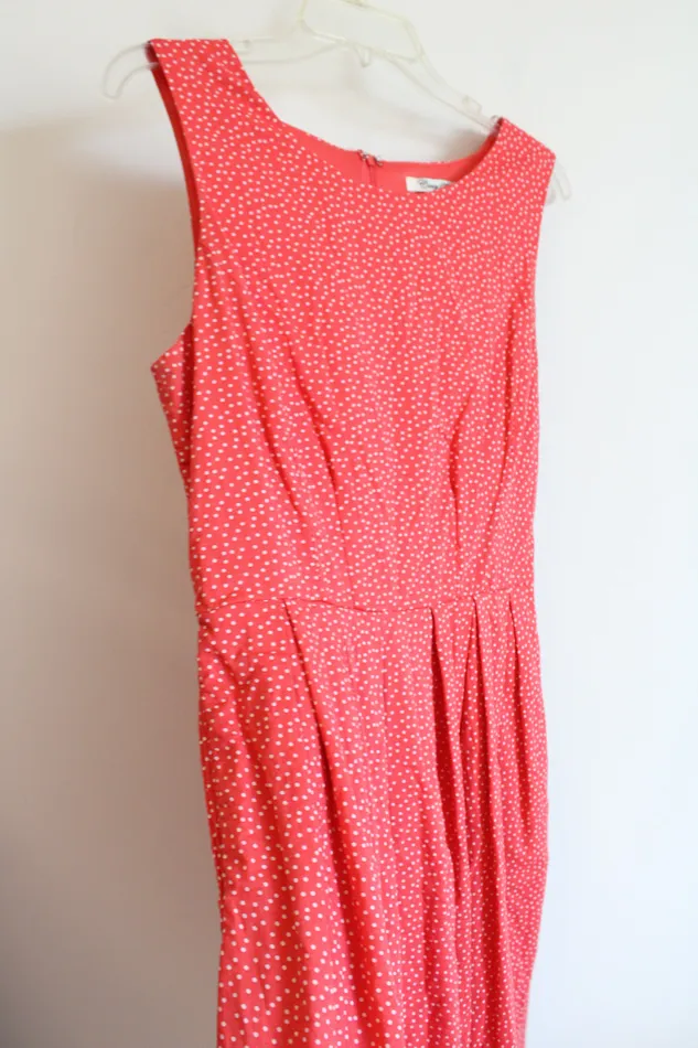 Corey P Rings Corey P Pink White Polka Dotted Dress 12