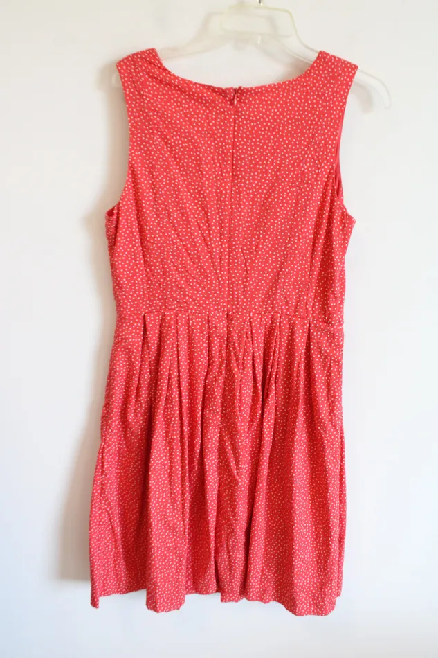 Corey P Rings Corey P Pink White Polka Dotted Dress 12