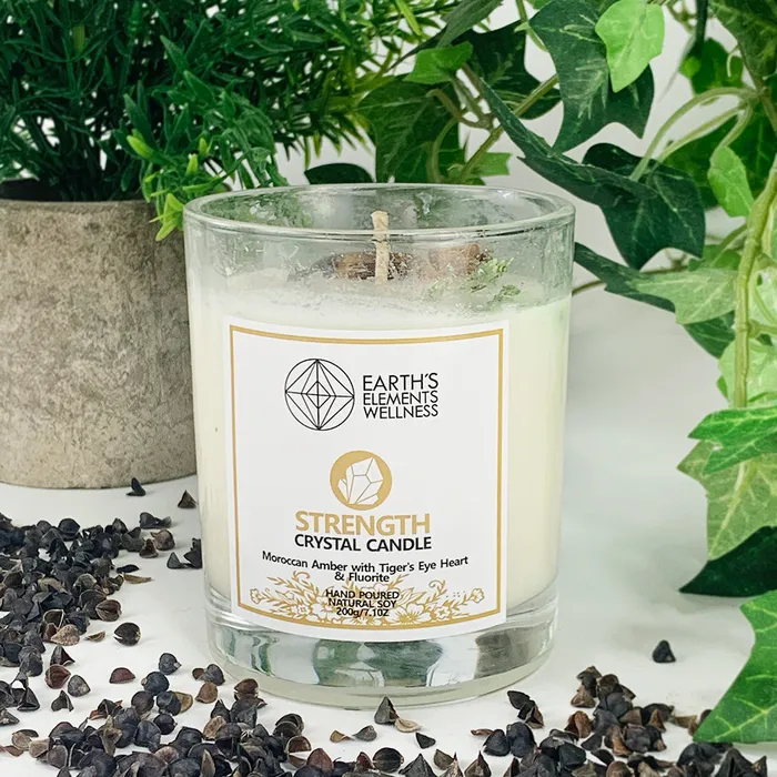 DC Earrings Crystal Infused Candles
