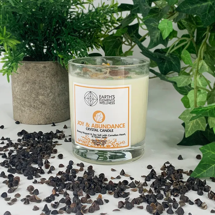 DC Earrings Crystal Infused Candles