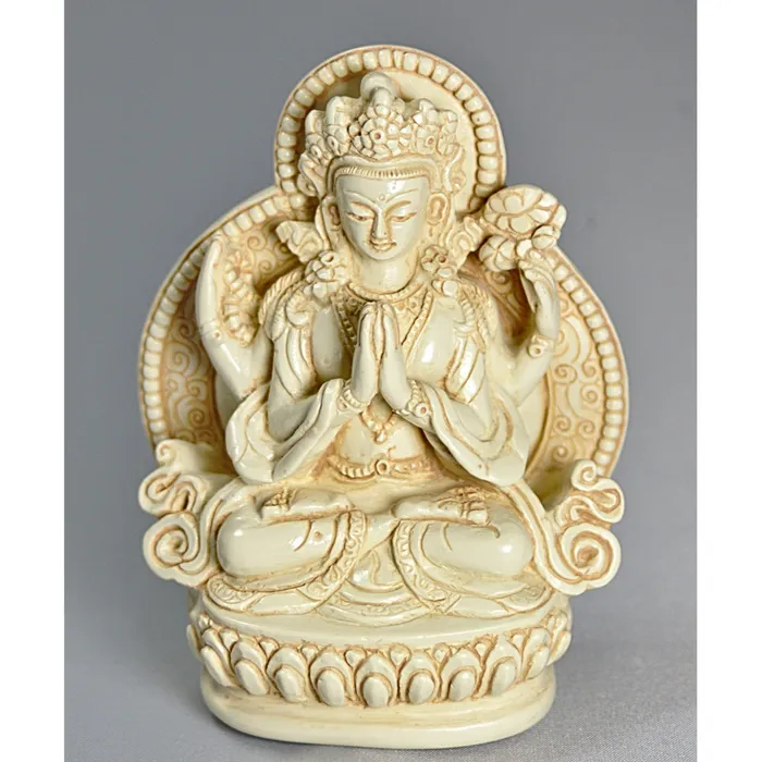 DC Earrings Tsatsa Statue Chenrezig or Avalokiteshvara