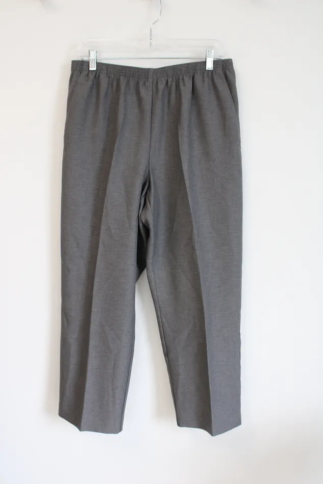 Earrings Alfred Dunner Alfred Dunner Gray Trouser Pants 12