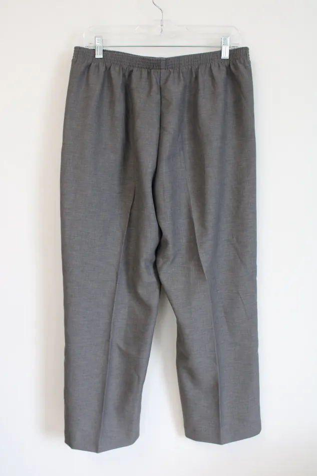 Earrings Alfred Dunner Alfred Dunner Gray Trouser Pants 12