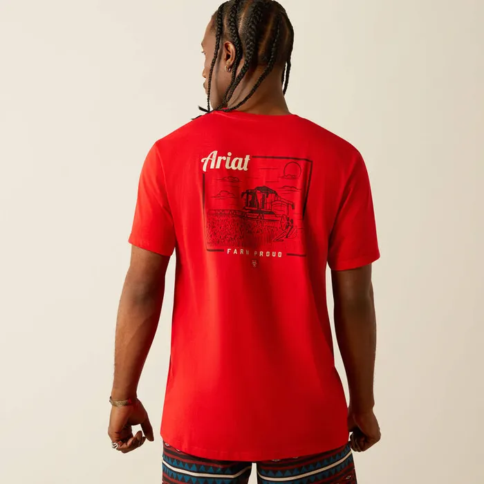 Earrings ARIAT MENS SHORT SLEEVE PROUD FARMER TSHIRT ARIAT MENS CLOTHING