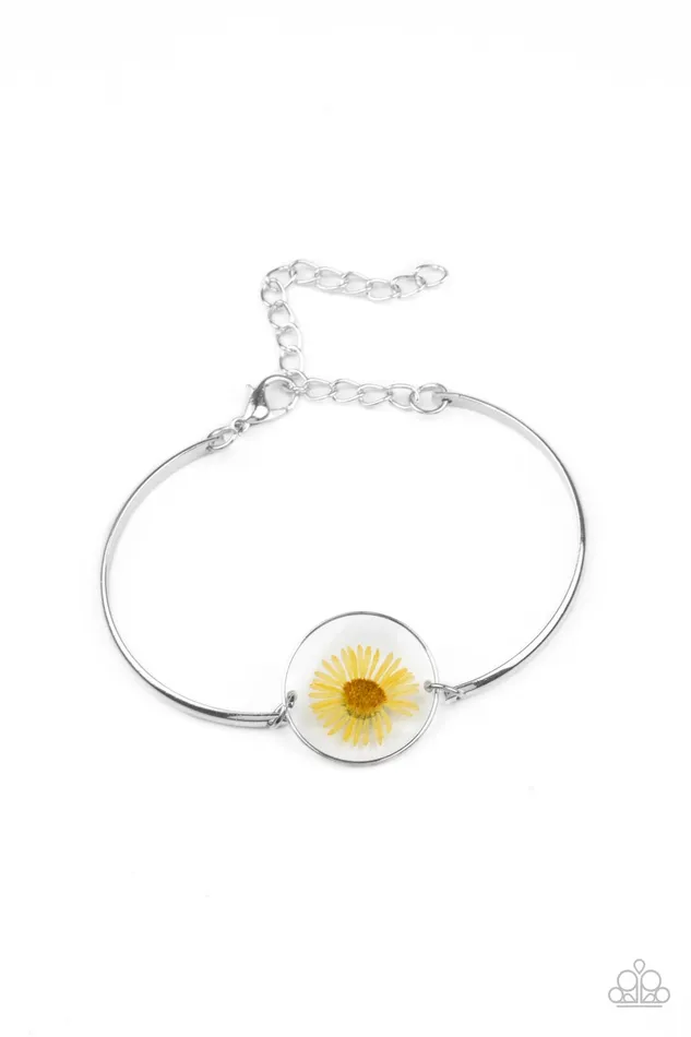 Earrings Cottage Season Yellow Paparazzi Accessories