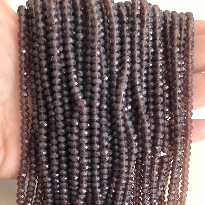 Earrings Crystal faceted rondelle 4mm Beads PBC4C56 Peppy Beads