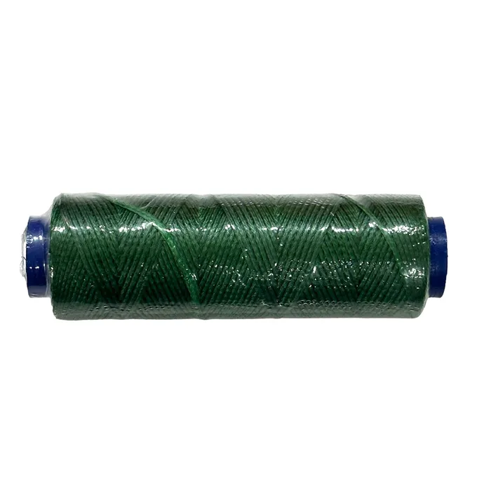 Earrings Green Waxed Cotton Cord 1mm 100m ReelGreen1 Peppy Beads