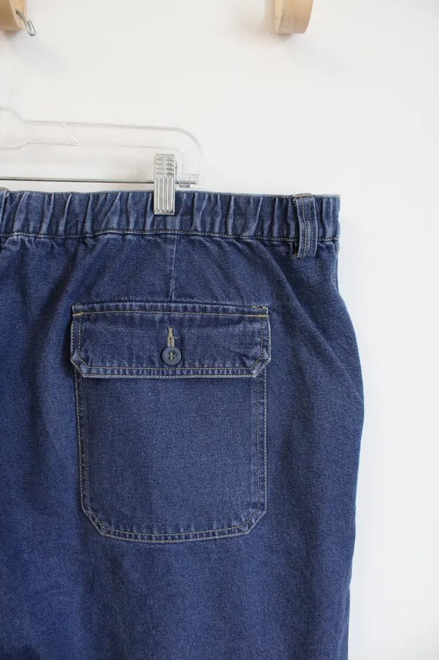 Earrings John Blair John Blair Elastic Waist Jean Shorts 48