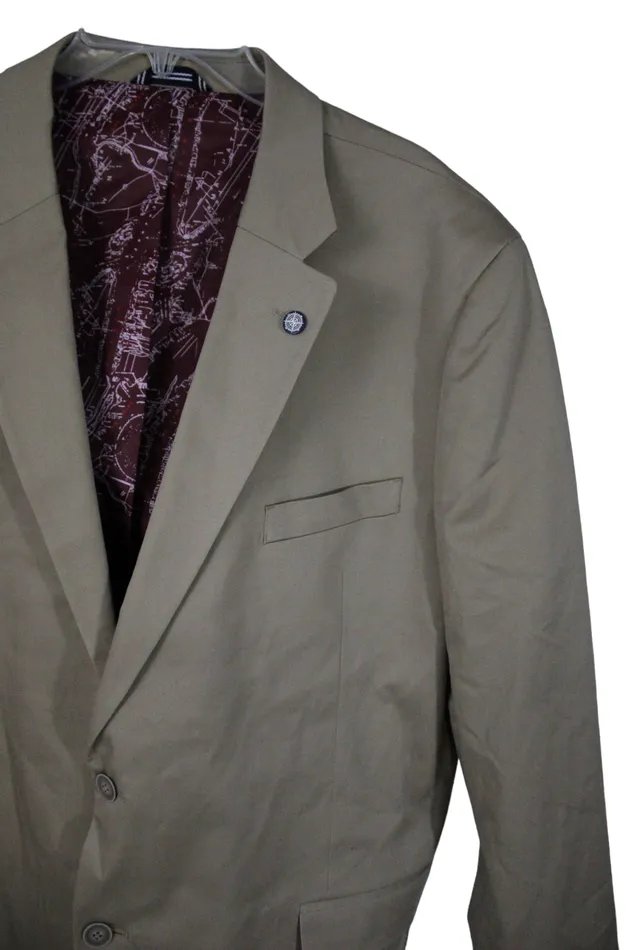 Earrings Nautica NEW Nautica Active Stretch Tan Blazer Jacket 50R