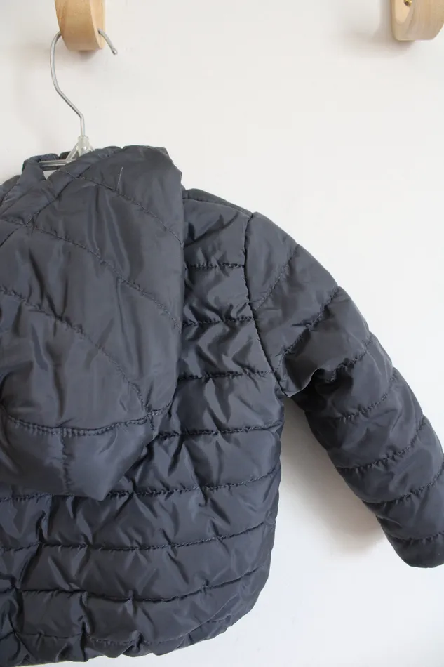 Earrings Nike Nike Gray Neon Green Puffer Jacket 12 MO