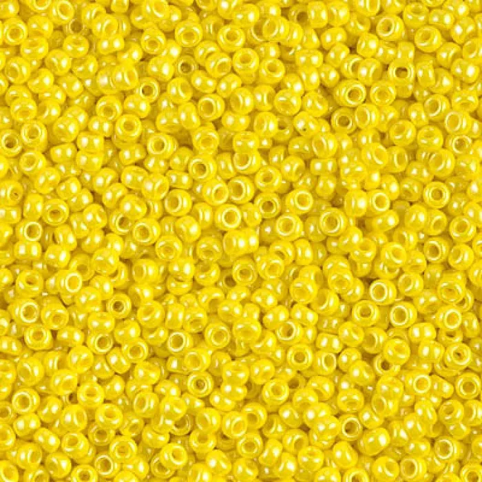 Earrings Peppy Beads Miyuki Seed Beads 110 Opaque Yellow Luster 0422NEW
