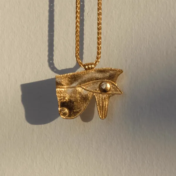 Eye of Horus Gold Talisman Necklace COMMON ERA Necklaces