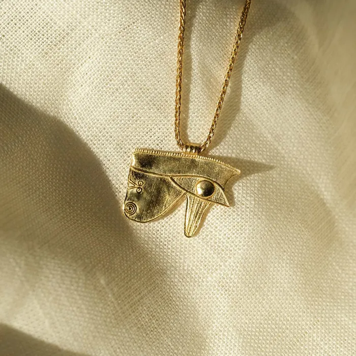 Eye of Horus Gold Talisman Necklace COMMON ERA Necklaces