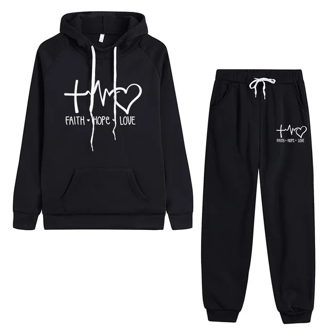 Faith Hope Love Christian Tracksuit Set Lords Guidance Earrings
