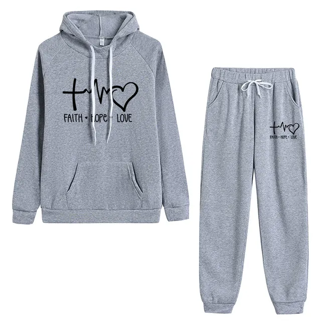 Faith Hope Love Christian Tracksuit Set Lords Guidance Earrings