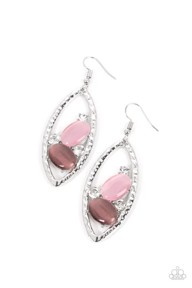 Famously Fashionable Multi Paparazzi Accessories Earrings