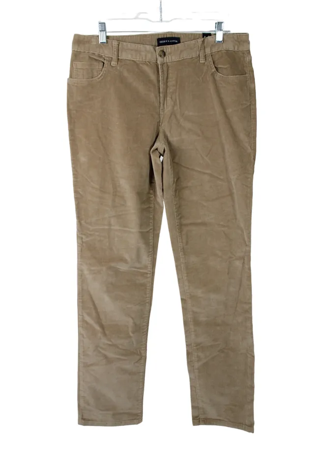 George Martha Earrings NEW George Martha Brown Corduroy Pants 10