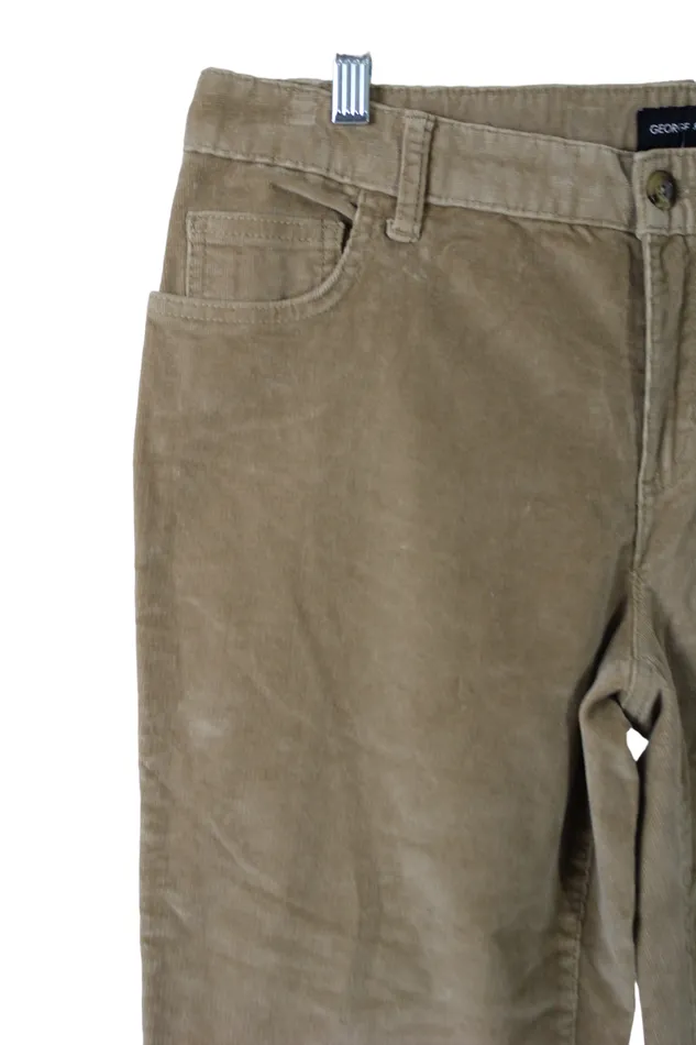 George Martha Earrings NEW George Martha Brown Corduroy Pants 10