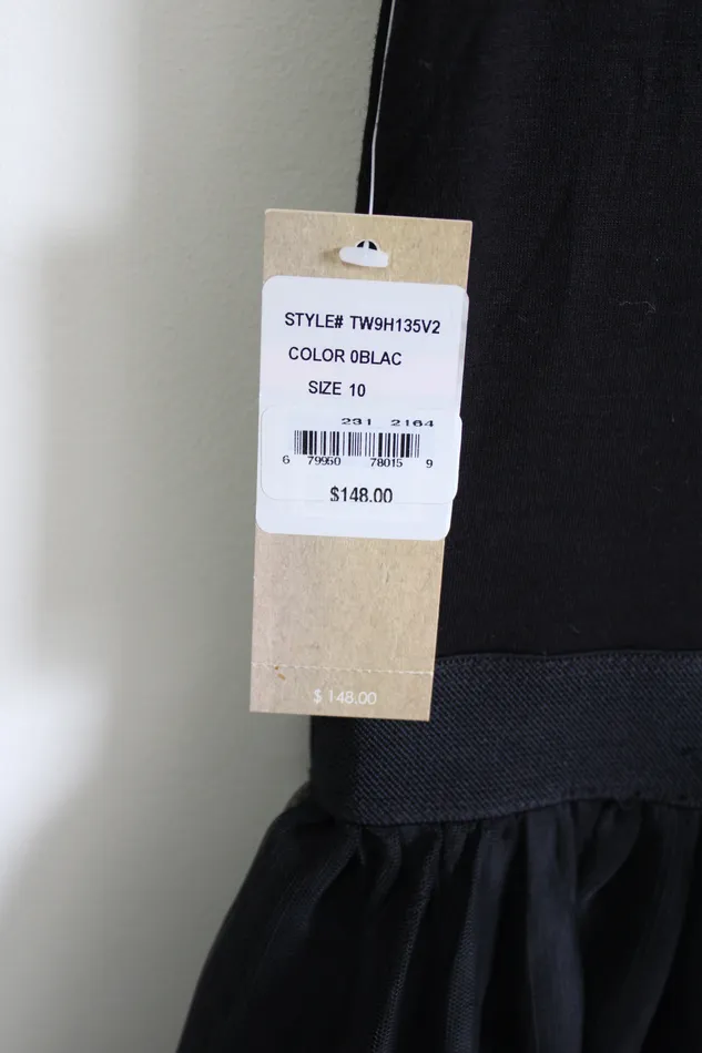 Hope Harlow Rings NEW Hope Harlow Black Tulle Dress 10