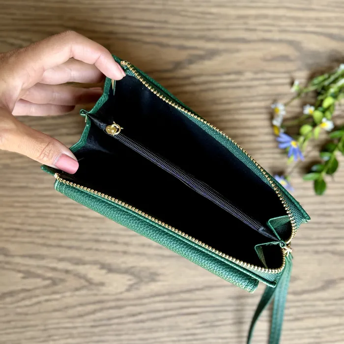 iszi ONLINE Earrings Green Wallet