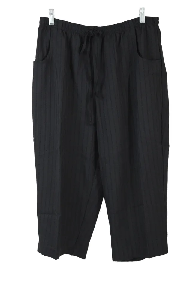 Jeno Newman Black Textured Capri 18W Petite Jeno Newman Rings