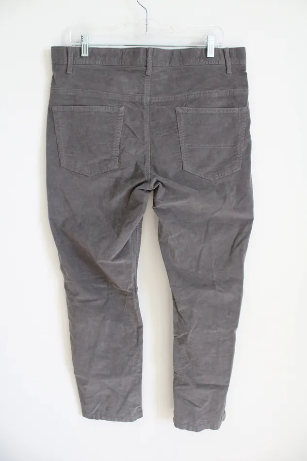 Joseph Abboud Earrings Joseph Abboud Gray Corduroy Pants 36X30