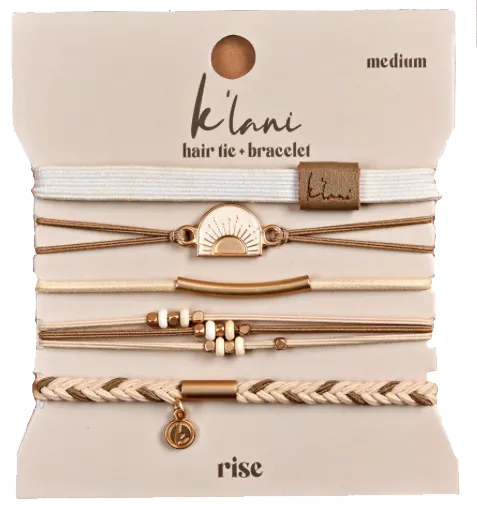 KLANI KLani Rise Hair TieBracelet Set 5Piece Bracelets
