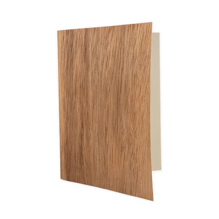 KOAKARDS Earrings Koa Kards HawaiiThemed Koa Wood Folded Note Card