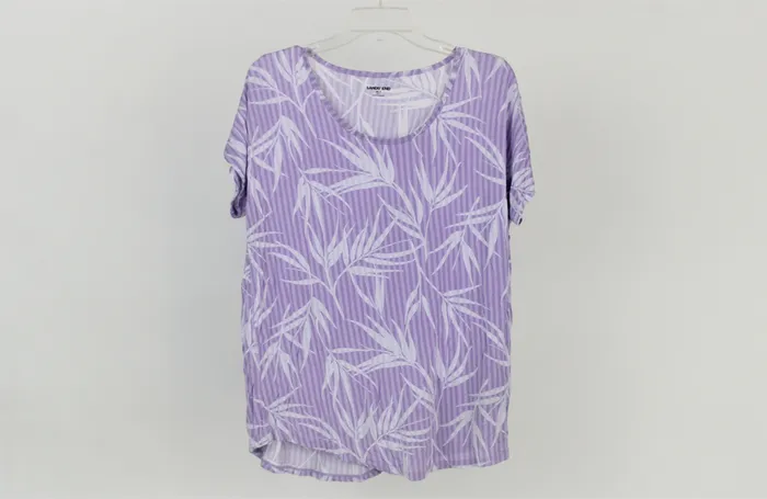 Lands End Earrings Lands End Purple Top M