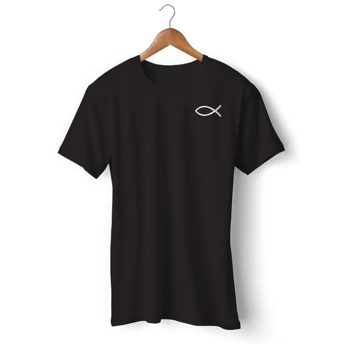 Lords Guidance Christian TShirt br Fish Symbol Earrings