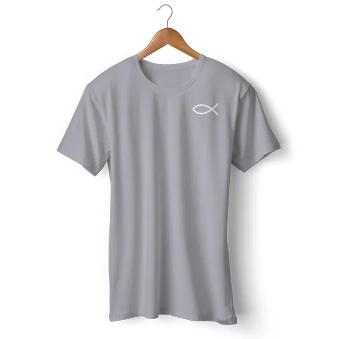 Lords Guidance Christian TShirt br Fish Symbol Earrings