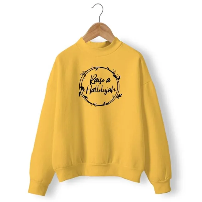 Lords Guidance Earrings Christian Sweatshirt br Raise A Hallelujah