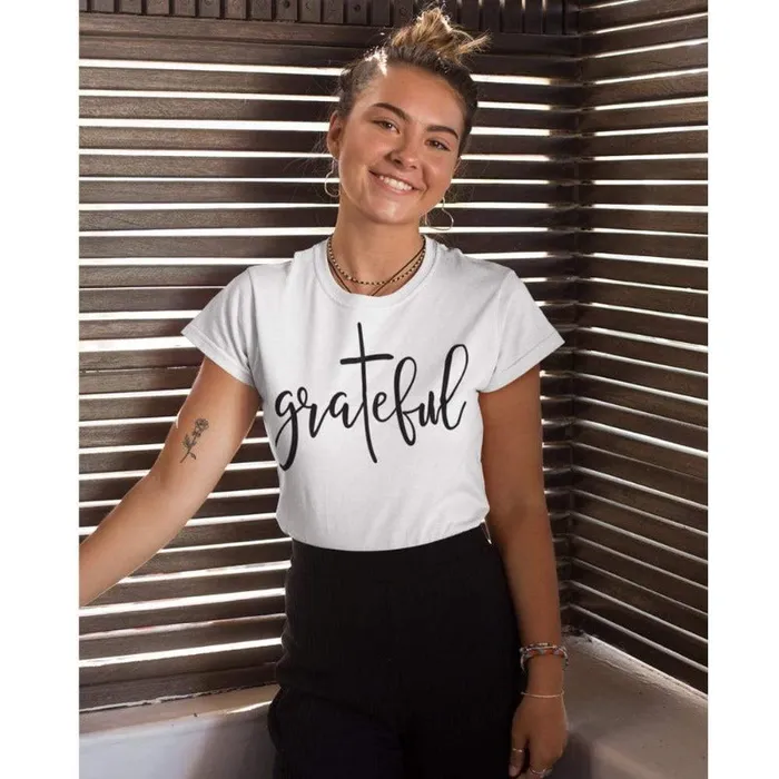 Lords Guidance Earrings Christian TShirt br Grateful