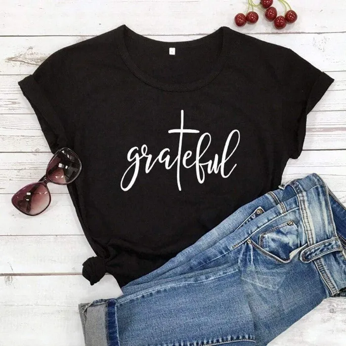 Lords Guidance Earrings Christian TShirt br Grateful