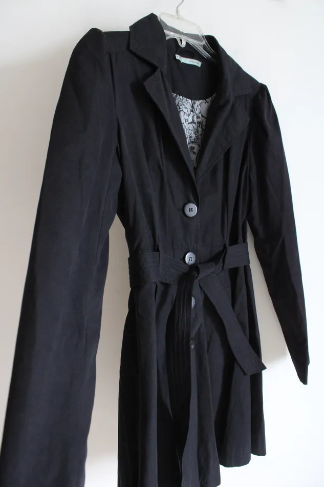 Maurices Rings Maurices Black Lightweight Trench Coat S