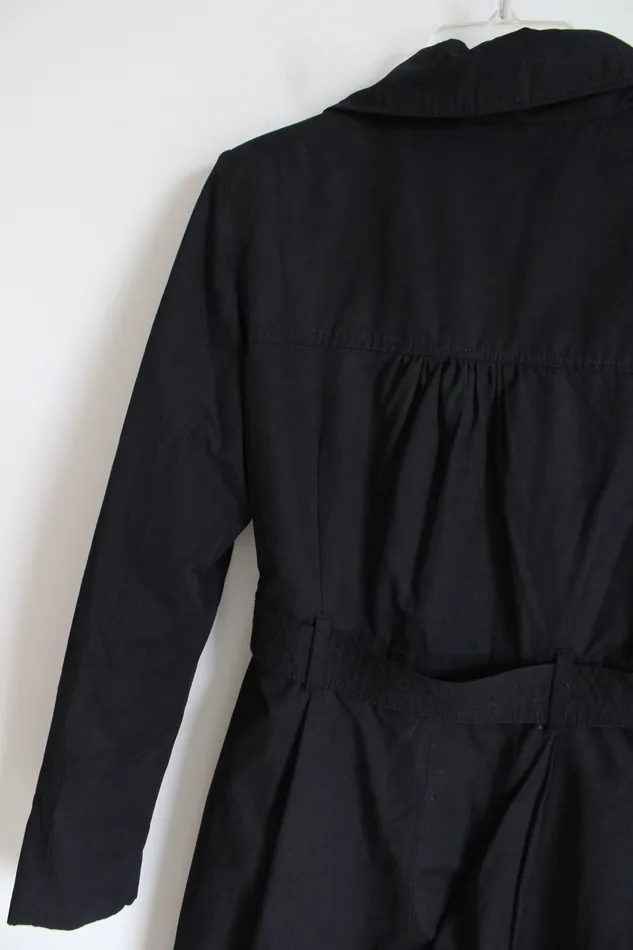 Maurices Rings Maurices Black Lightweight Trench Coat S