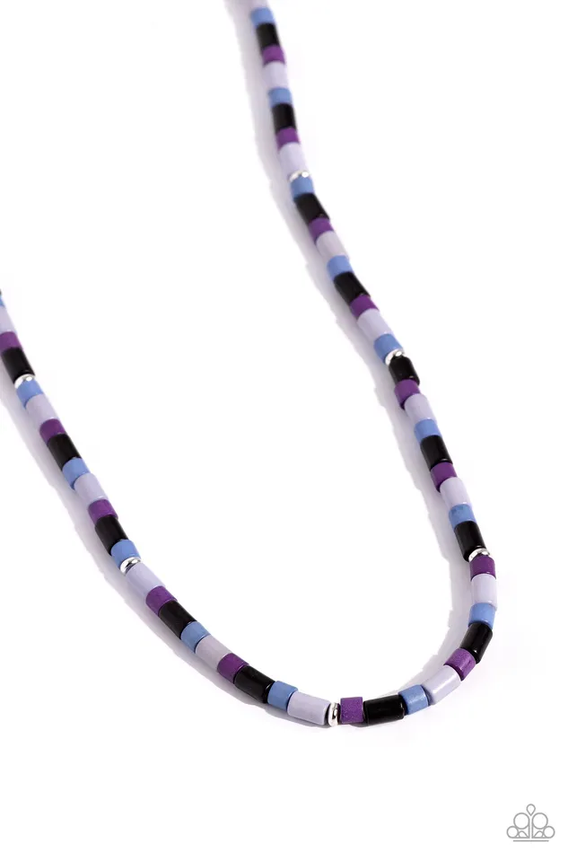 Necklaces Paparazzi Accessories Natural Nonchalance Black