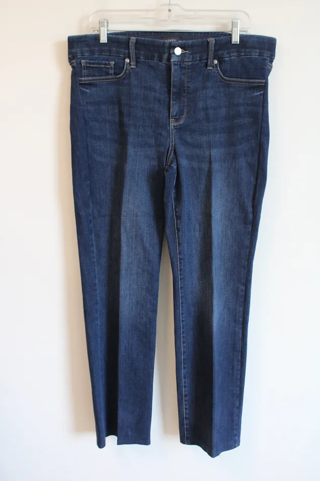 NYDJ Marilyn Straight WaistMatch LiftXTuck Jeans L NYDJ Earrings