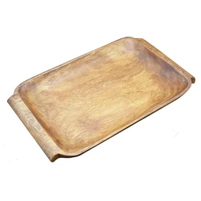 PACIFICMERCHANT Necklaces Acacia Serving Tray with Handles 16x 10x15