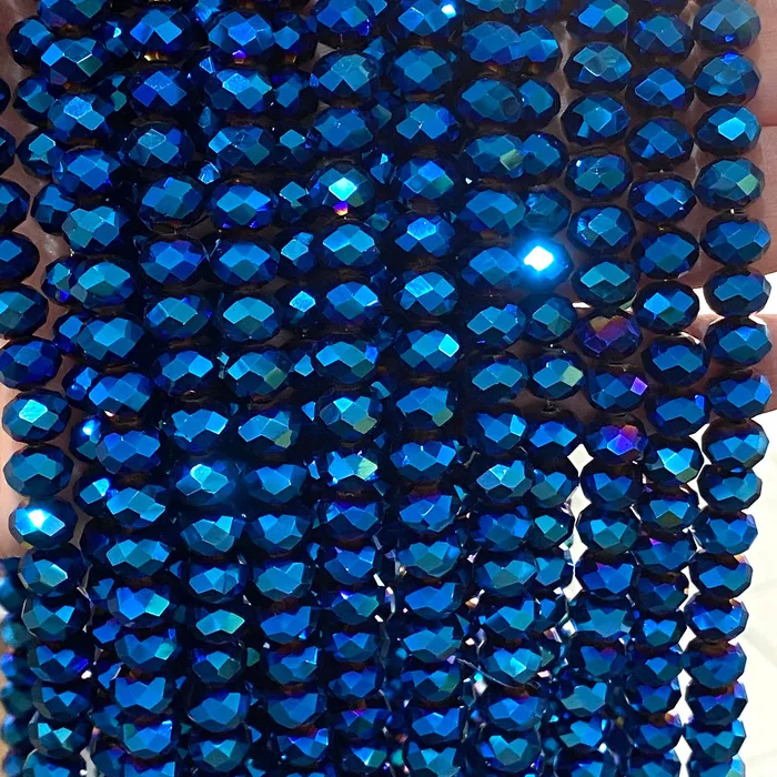 Peppy Beads Earrings Crystal faceted rondelle 8mm Beads PBC8C4