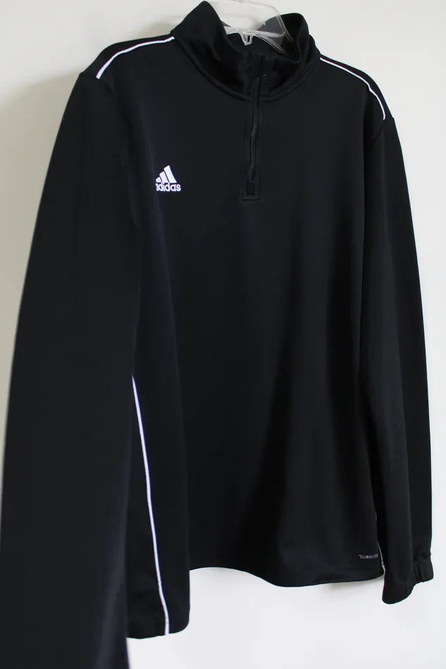 Rings Adidas Adidas Black Quarter Zip Pullover Youth L 1416